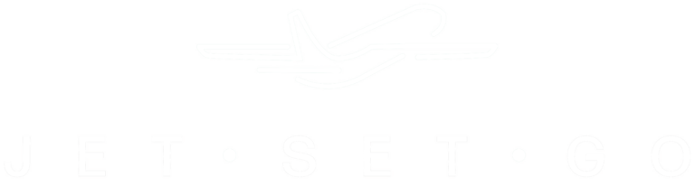 A rocket lifts off from the launchpad reading Jet Set Go underneath.